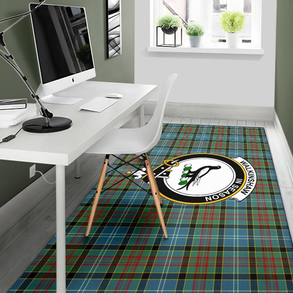 Walkinshaw Tartan Crest Area Rug