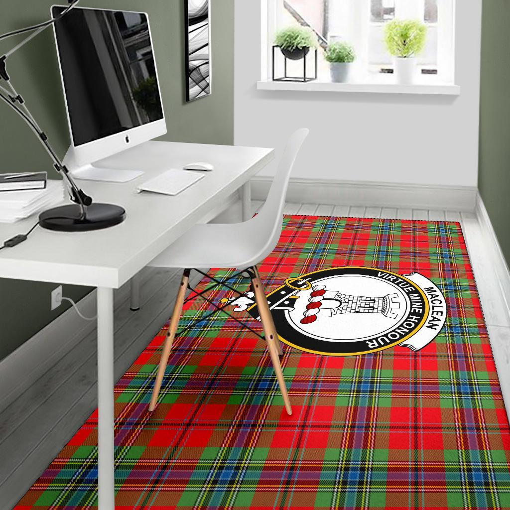 MacLean Tartan Crest Area Rug