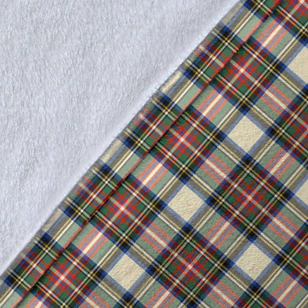 Stewart Dress Ancient Tartan Crest Blanket Wave Style