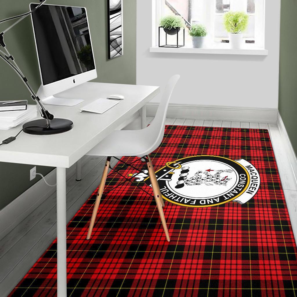 Macqueen Tartan Crest Area Rug