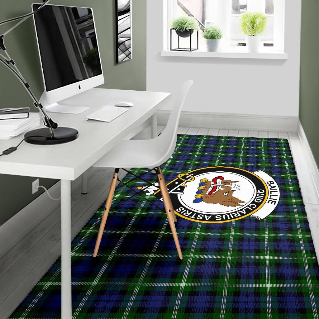 Baillie Tartan Crest Area Rug