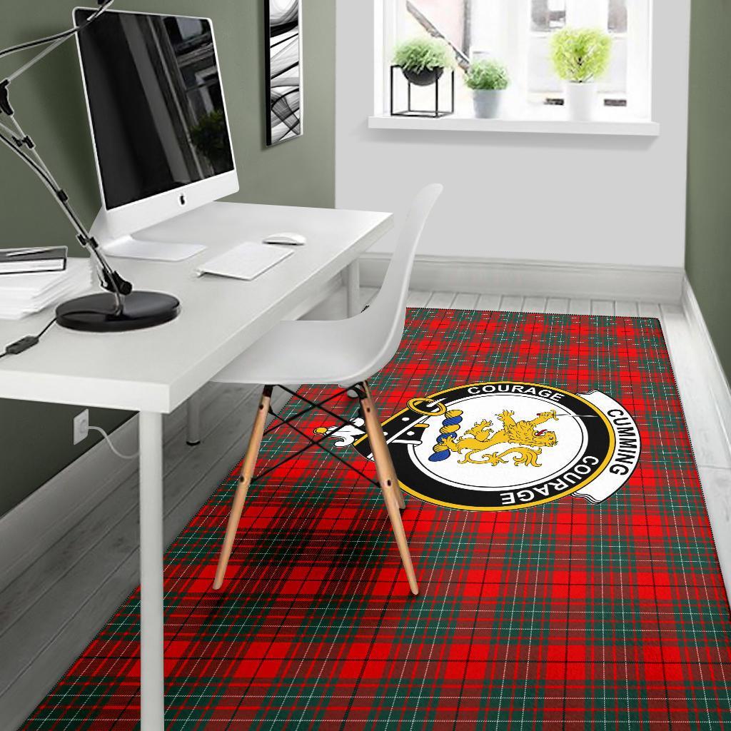 Cumming Tartan Crest Area Rug