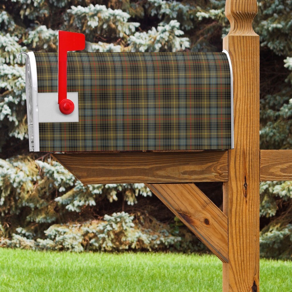 Stewart Hunting Weathered Tartan Mailbox