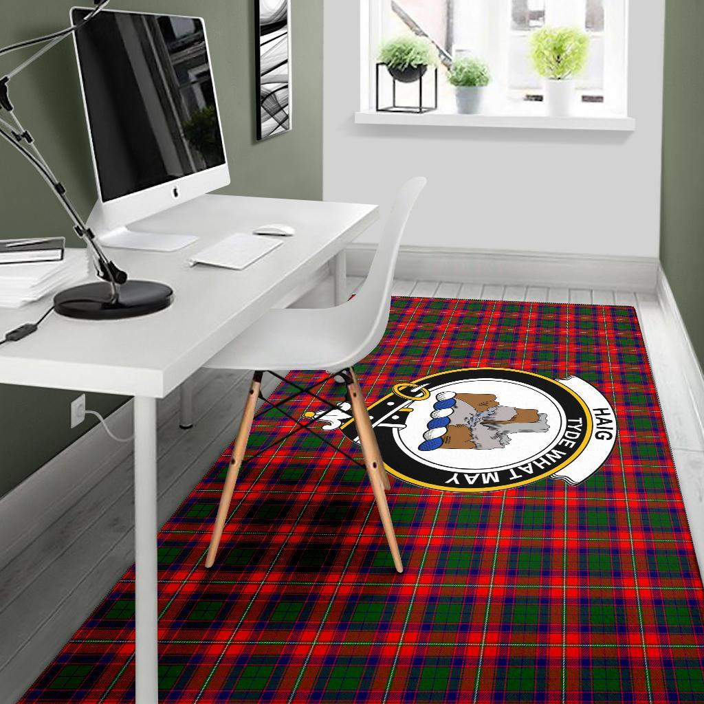 Haig Tartan Crest Area Rug