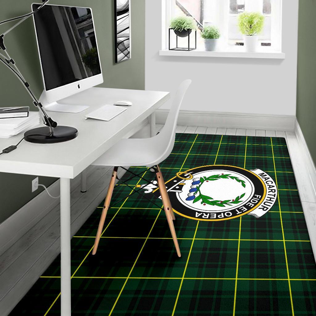 Macarthur Tartan Crest Area Rug