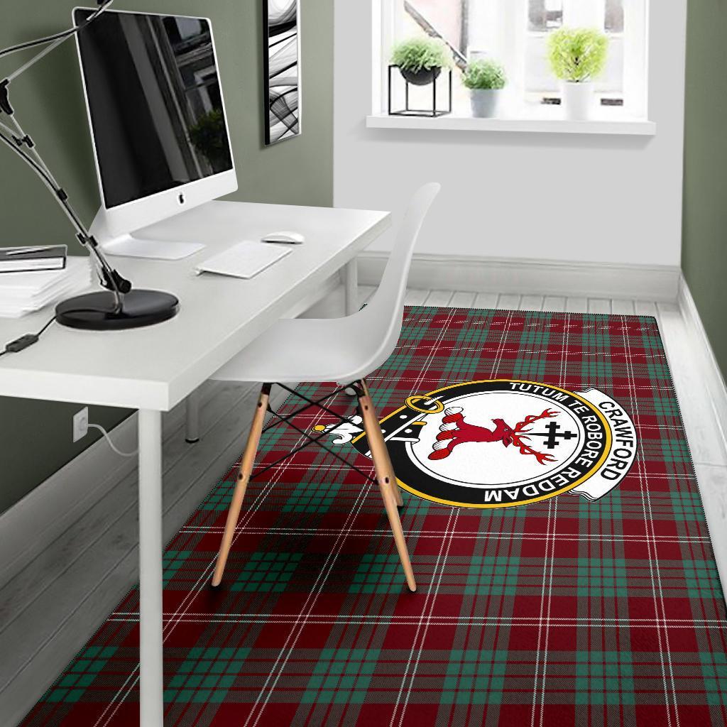 Crawford Tartan Crest Area Rug