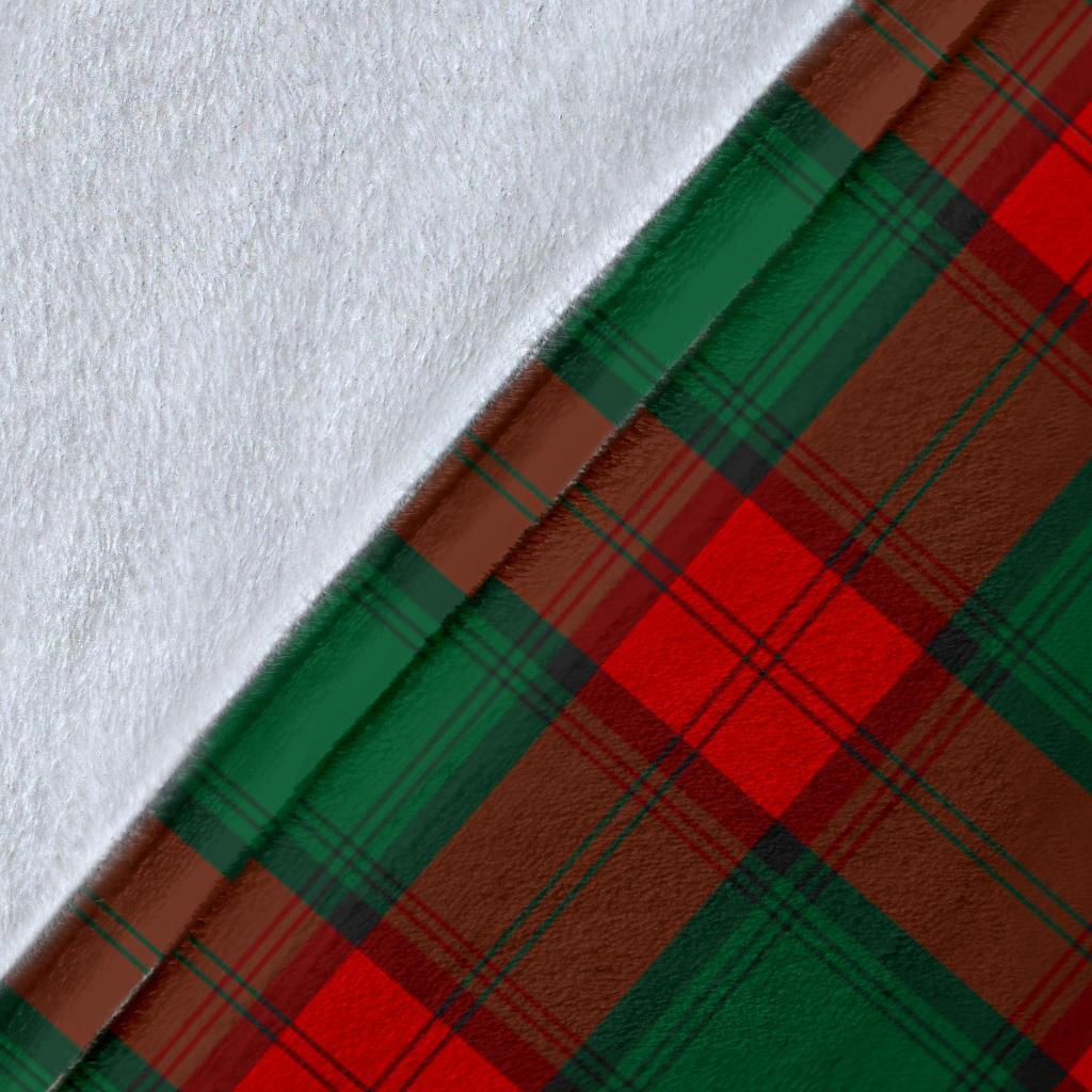 Stewart Atholl Modern Tartan Crest Blanket Wave Style