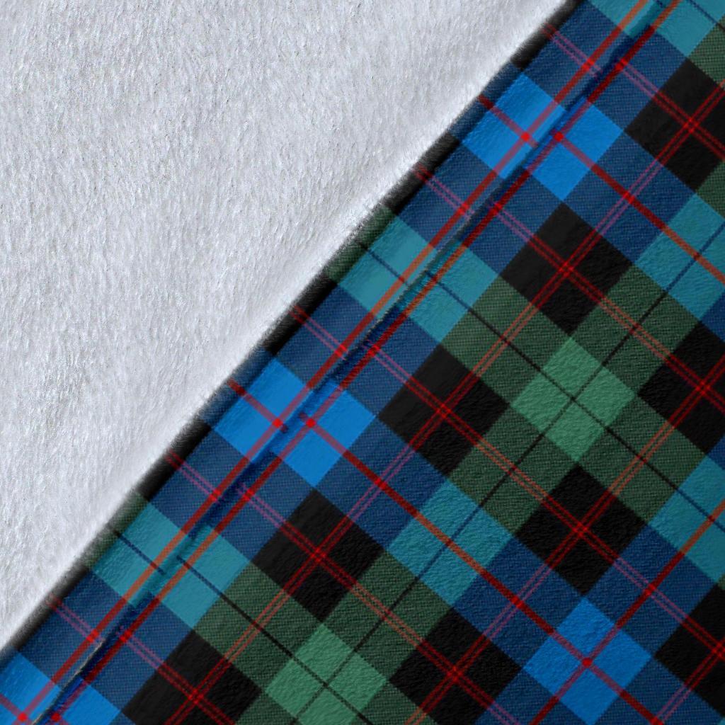 Guthrie Ancient Tartan Crest Blanket Wave Style