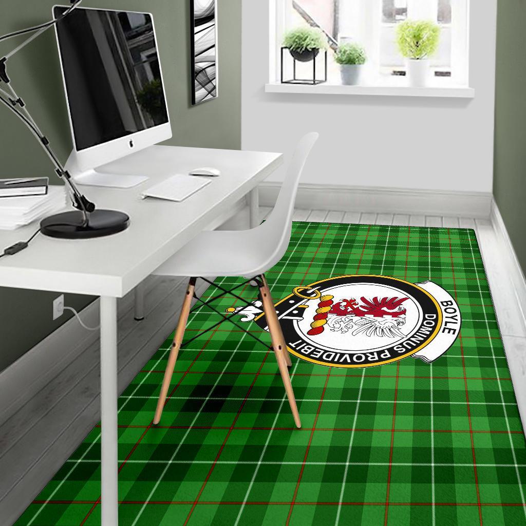 Boyle Tartan Crest Area Rug