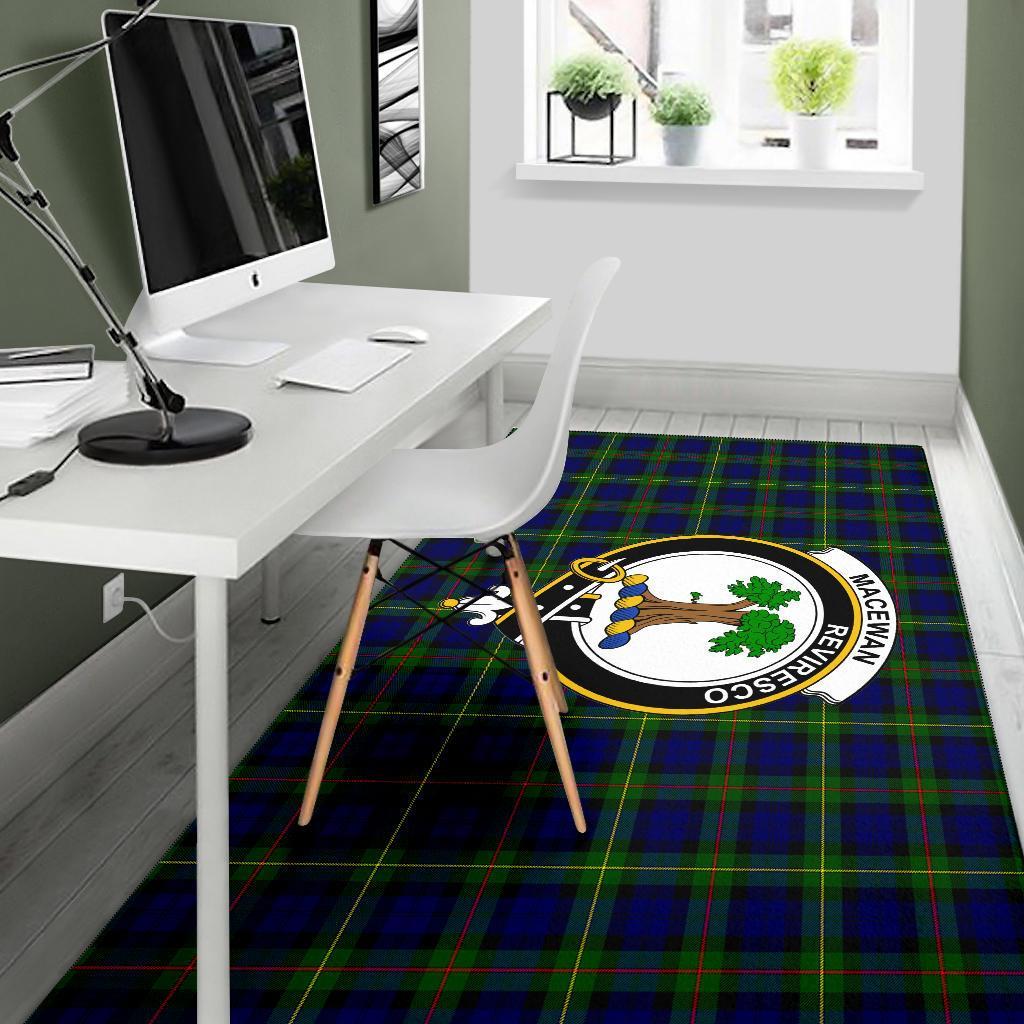 Macewen Tartan Crest Area Rug