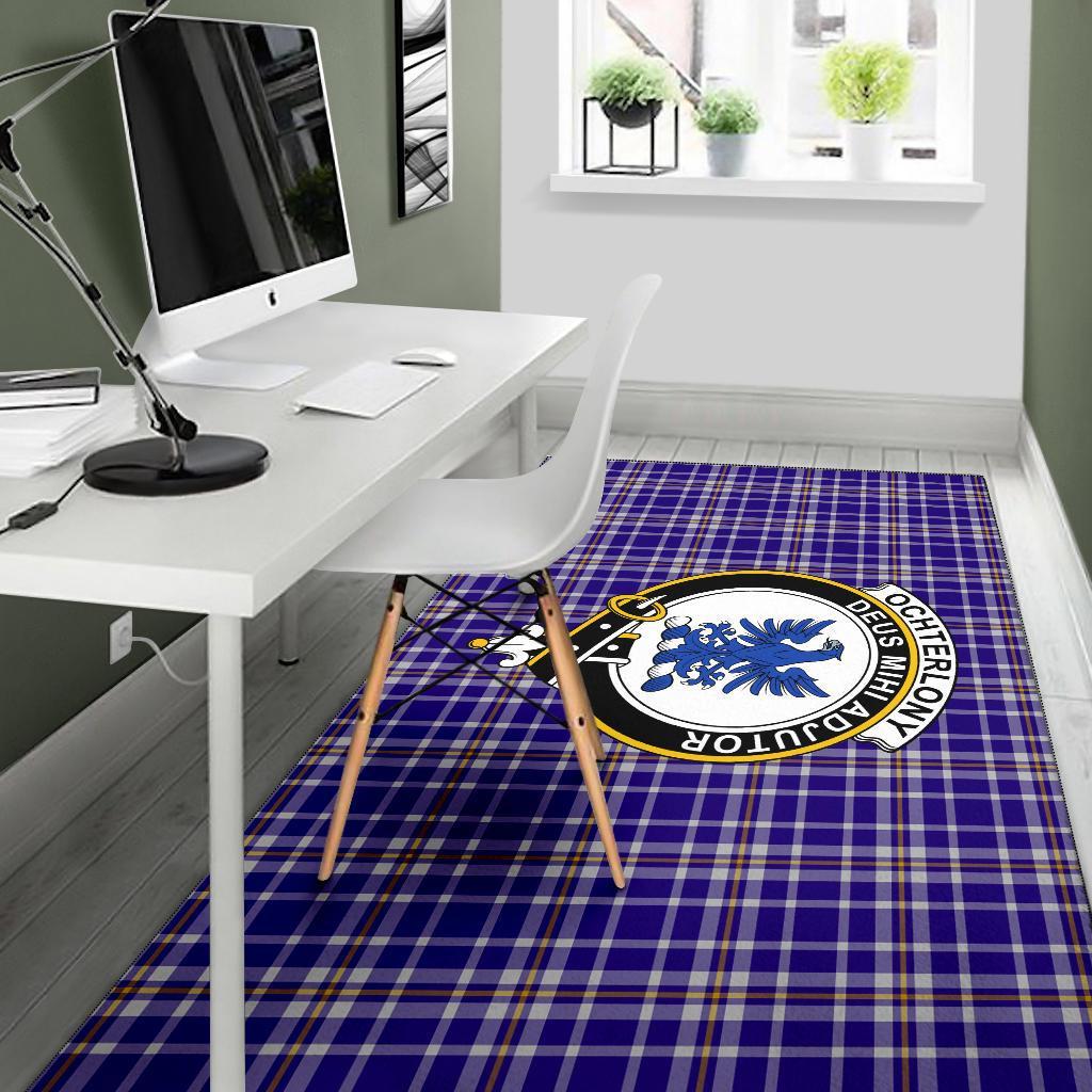 Ochterlony Tartan Crest Area Rug