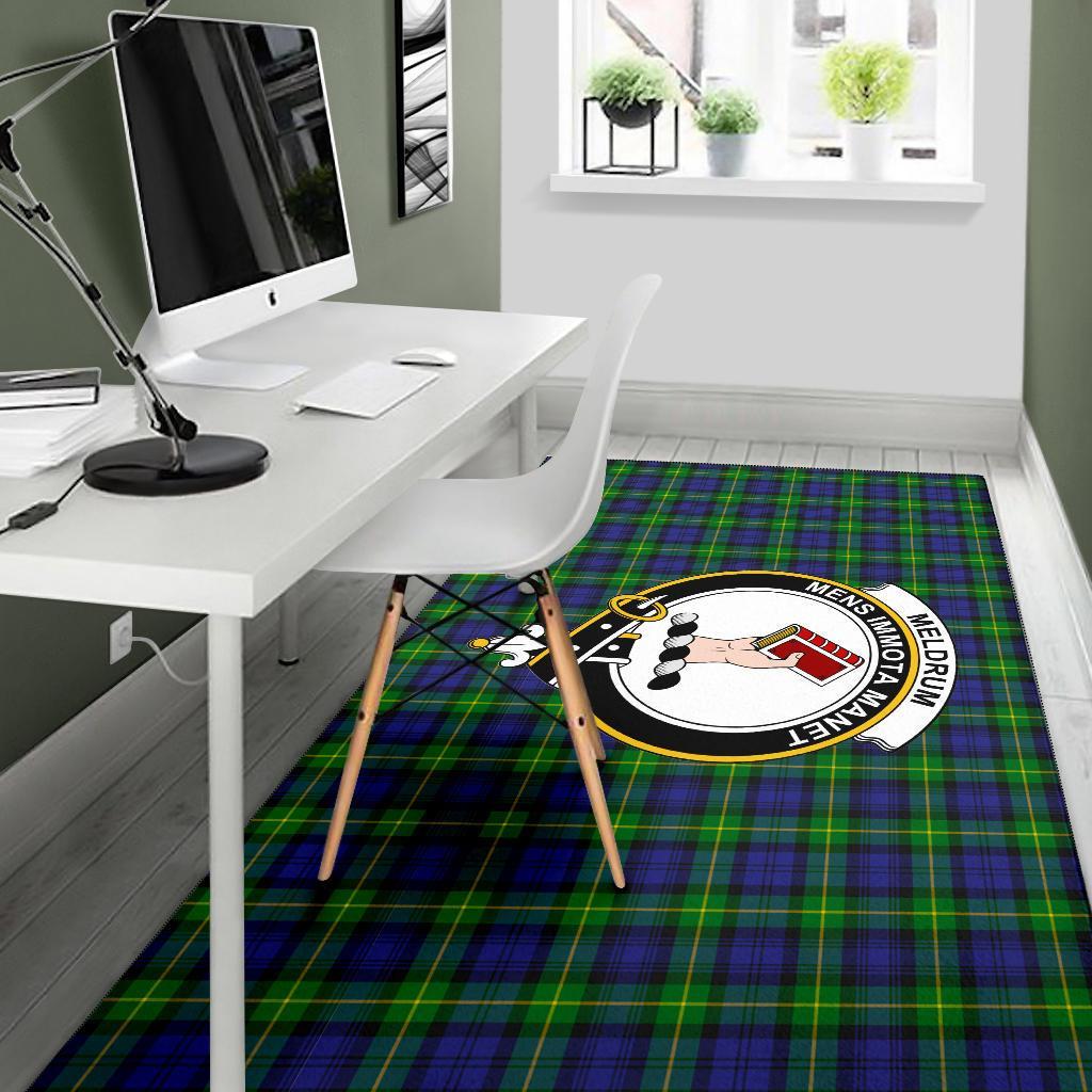 Meldrum Tartan Crest Area Rug