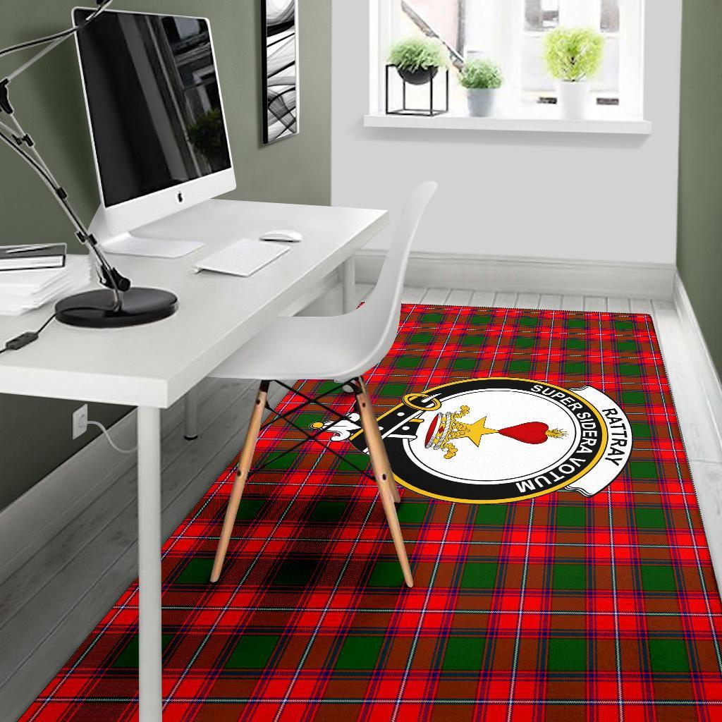 Rattray Tartan Crest Area Rug