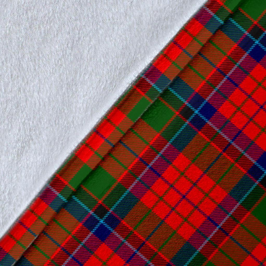 Nicolson Modern Tartan Crest Blanket Wave Style