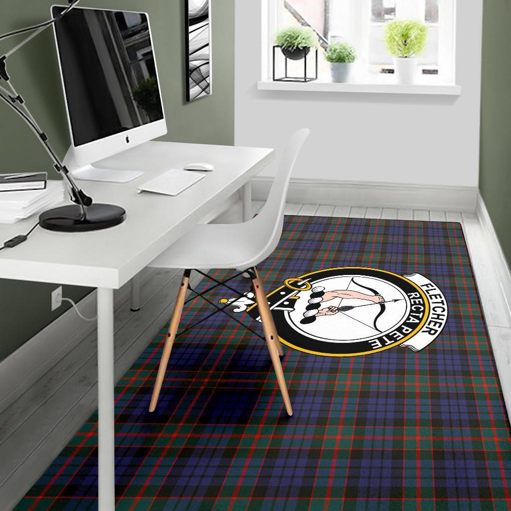 Fletcher Tartan Crest Area Rug