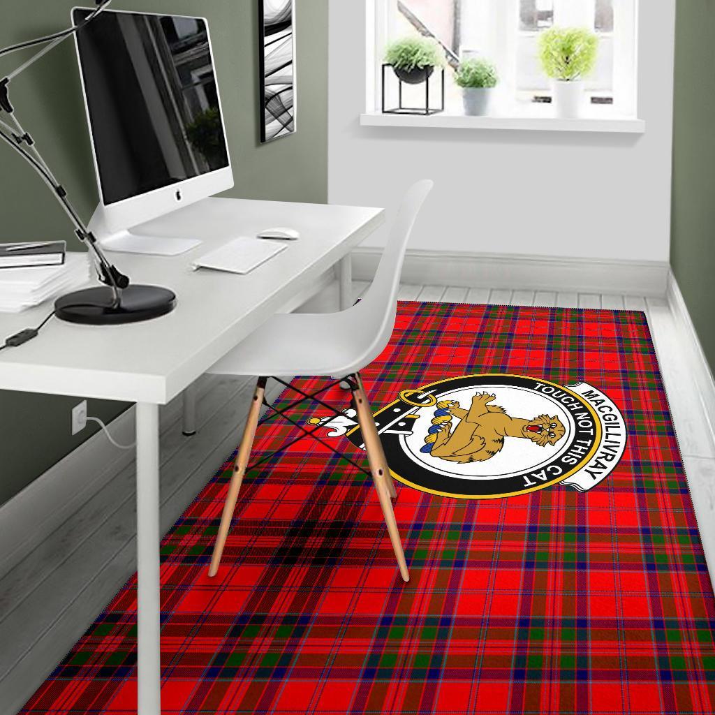 Macgillivray Tartan Crest Area Rug