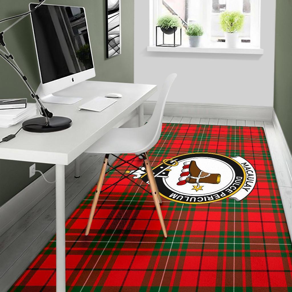 Macaulay Tartan Crest Area Rug