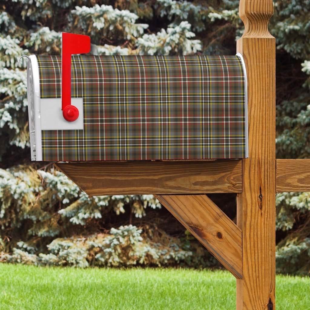 Scott Green Weathered Tartan Mailbox