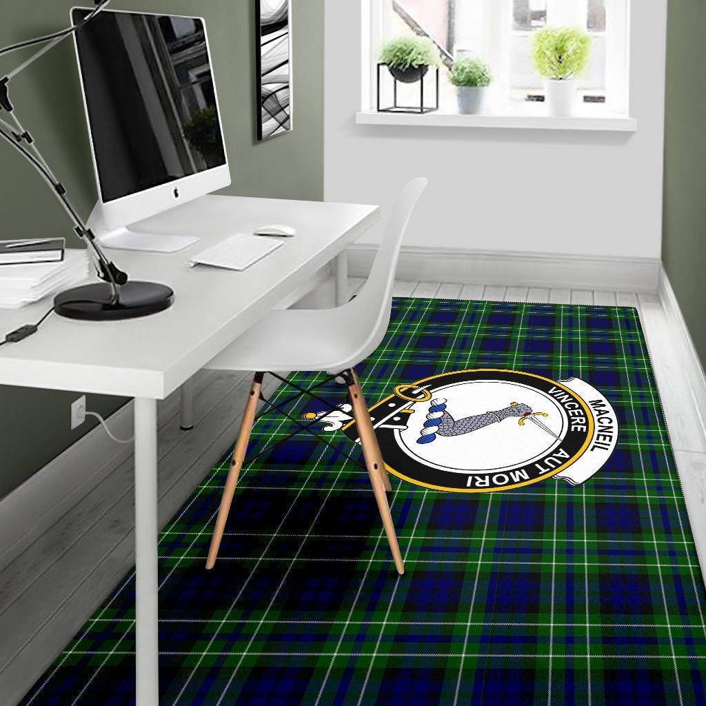 Macneil Of Colonsay Tartan Crest Area Rug