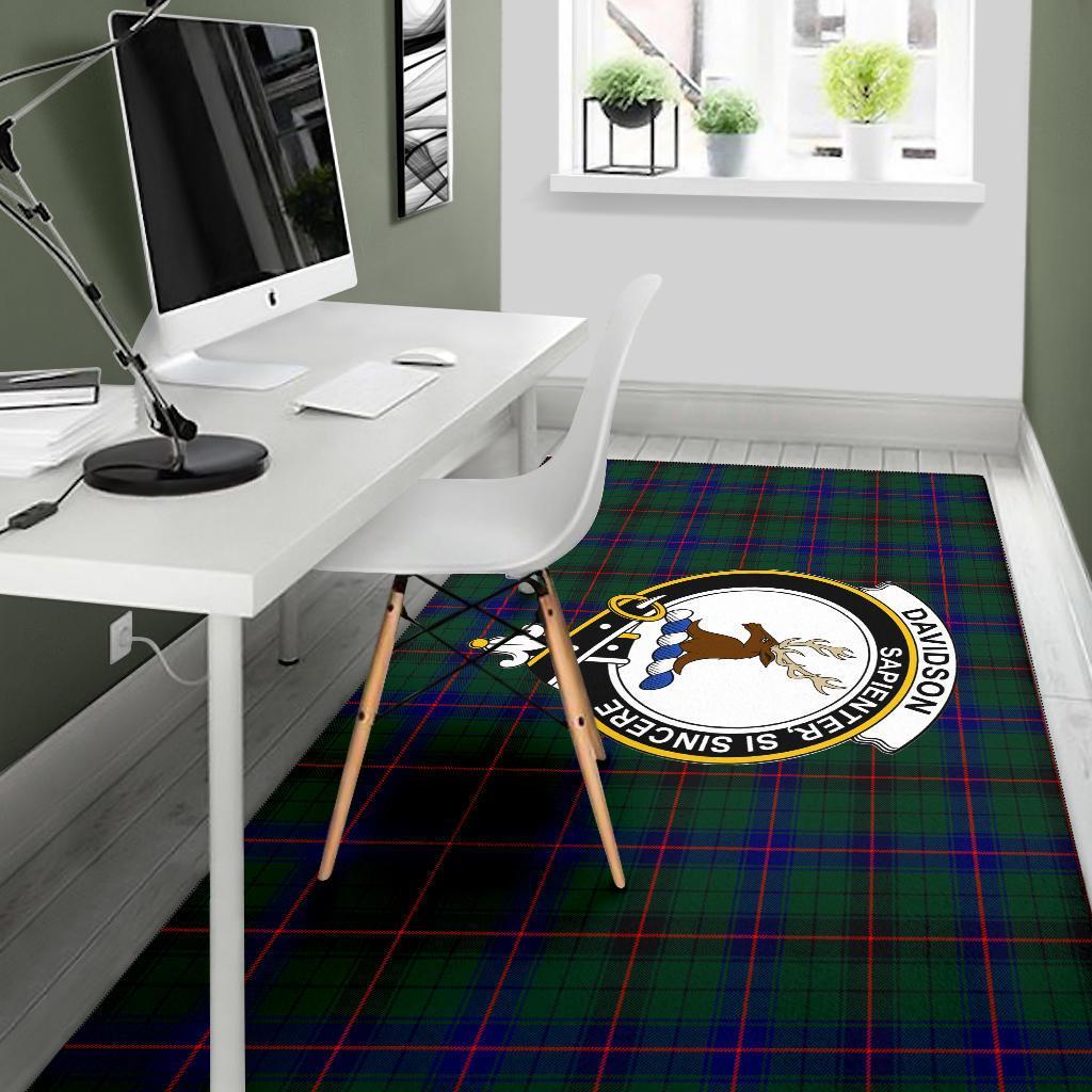 Davidson Tartan Crest Area Rug