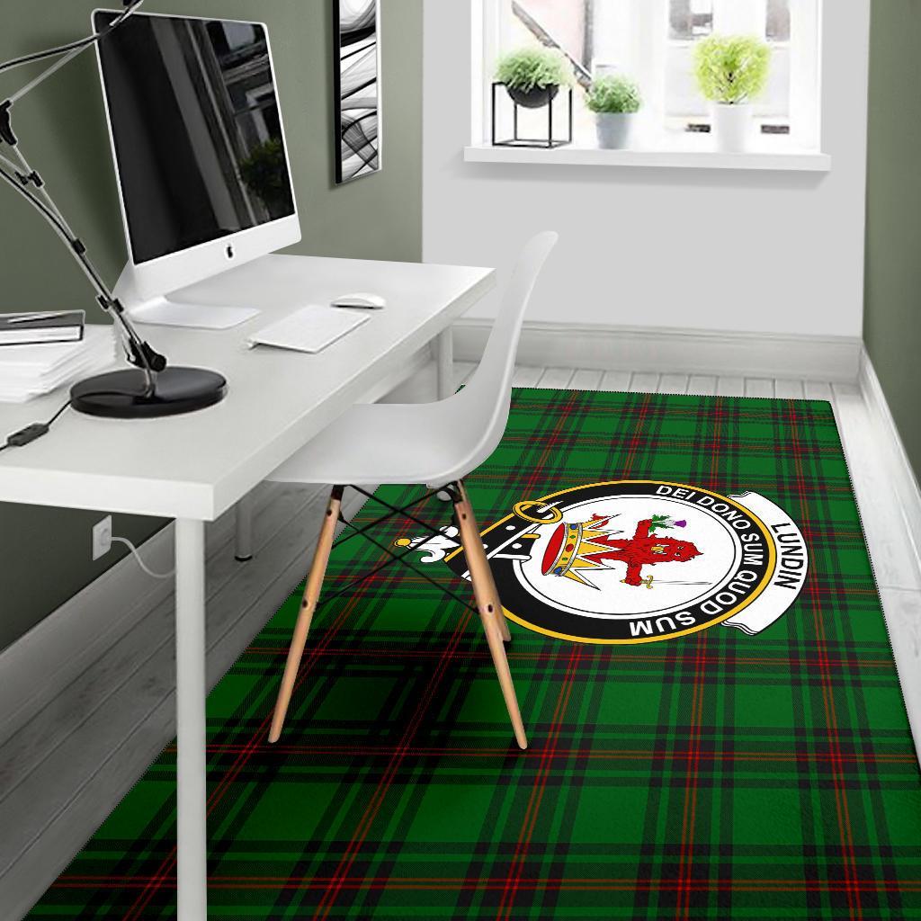 Lundin Tartan Crest Area Rug