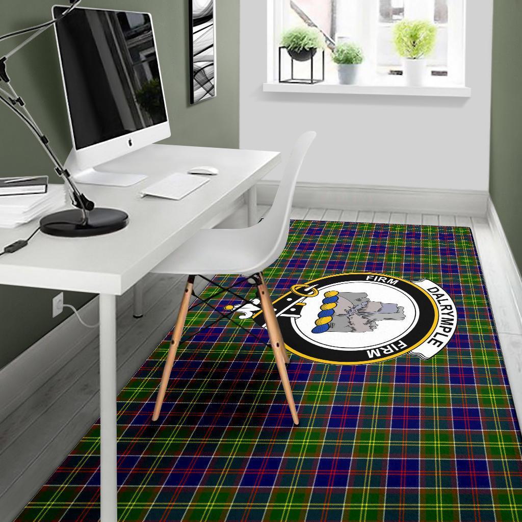 Dalrymple Tartan Crest Area Rug