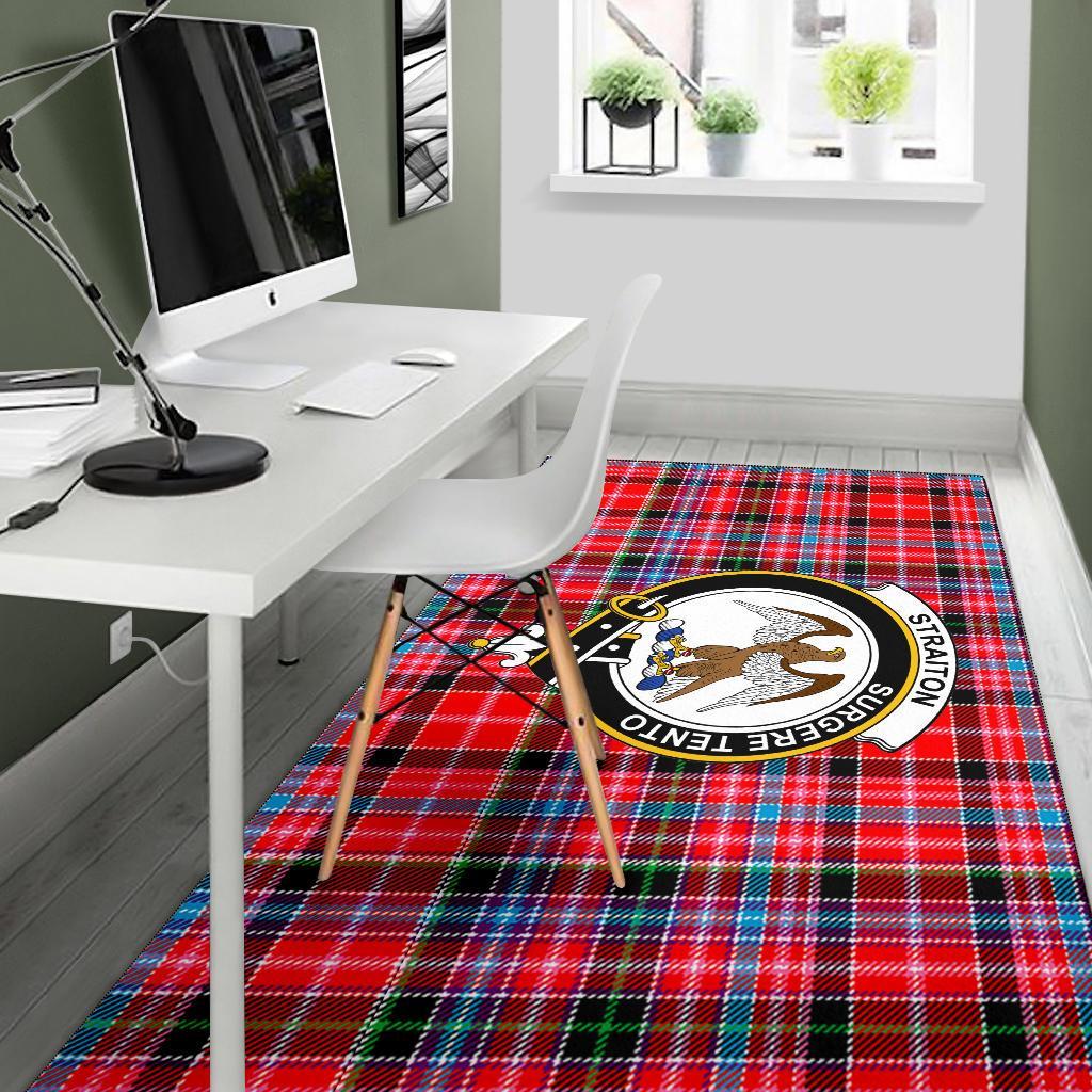 Straiton Tartan Crest Area Rug