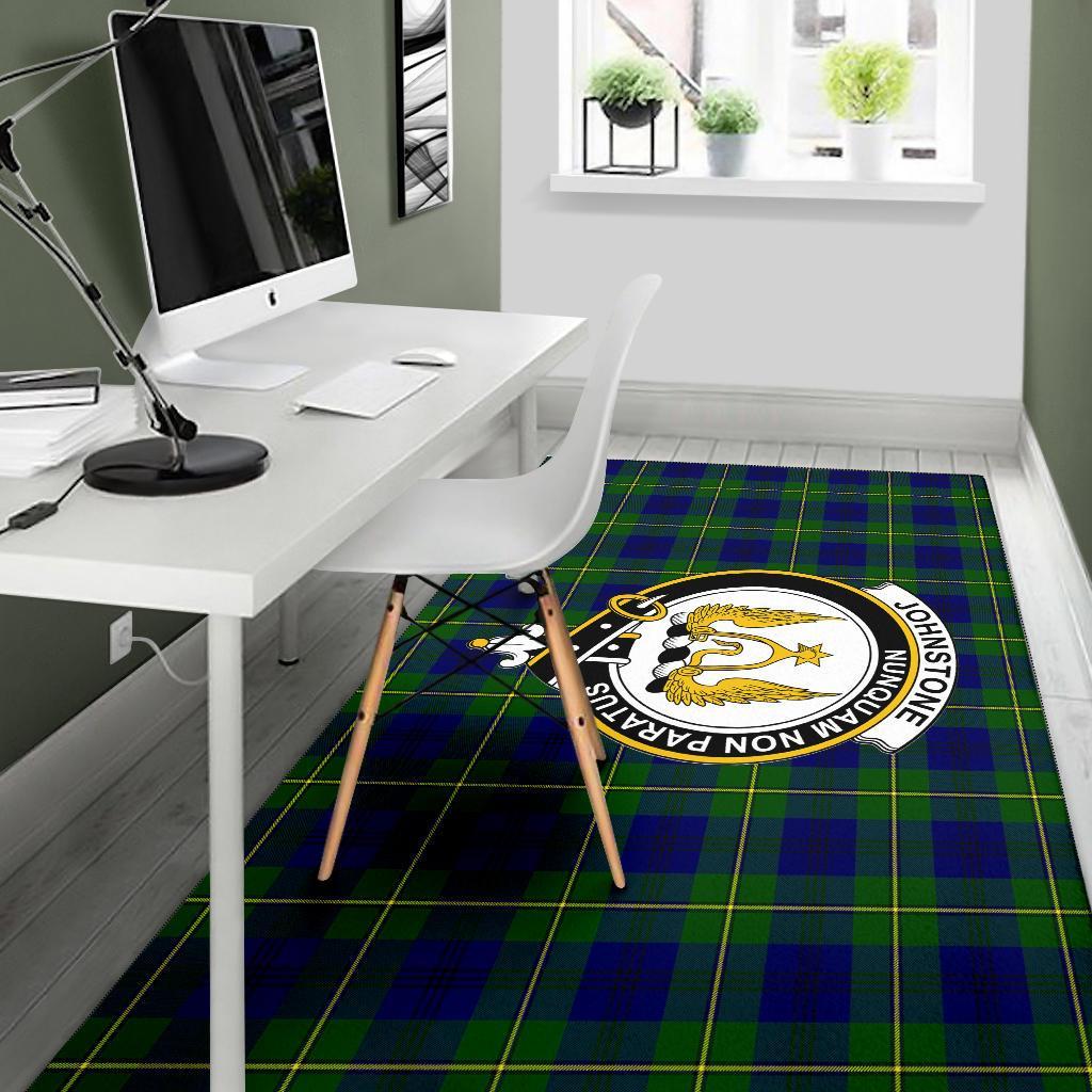 Johnston Tartan Crest Area Rug