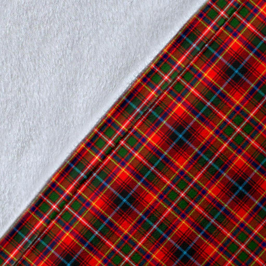 Innes Modern Tartan Crest Blanket Wave Style