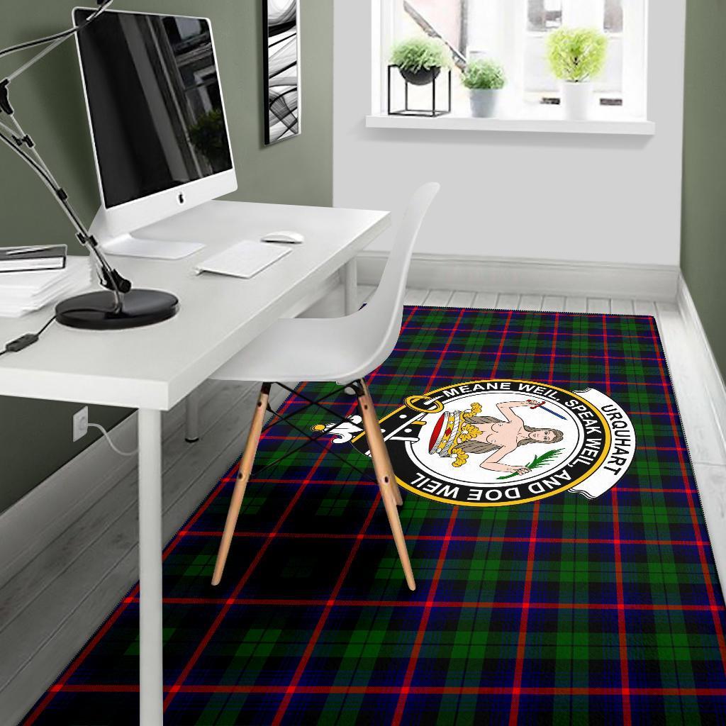 Urquhart Tartan Crest Area Rug