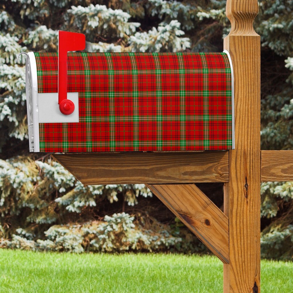 Morrison Red Modern Tartan Mailbox