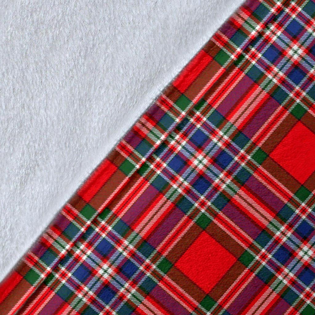 MacFarlane Modern Tartan Crest Blanket Wave Style