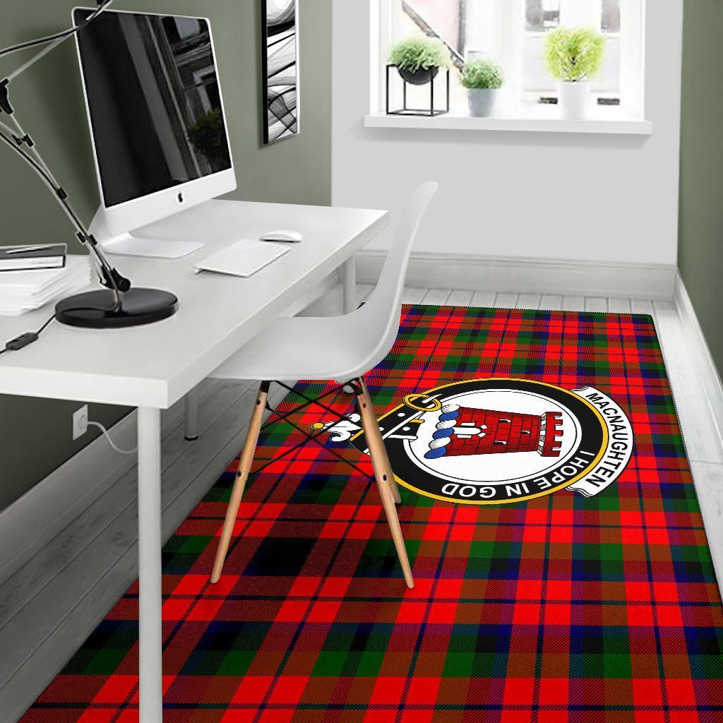 MacNaughten Tartan Crest Area Rug