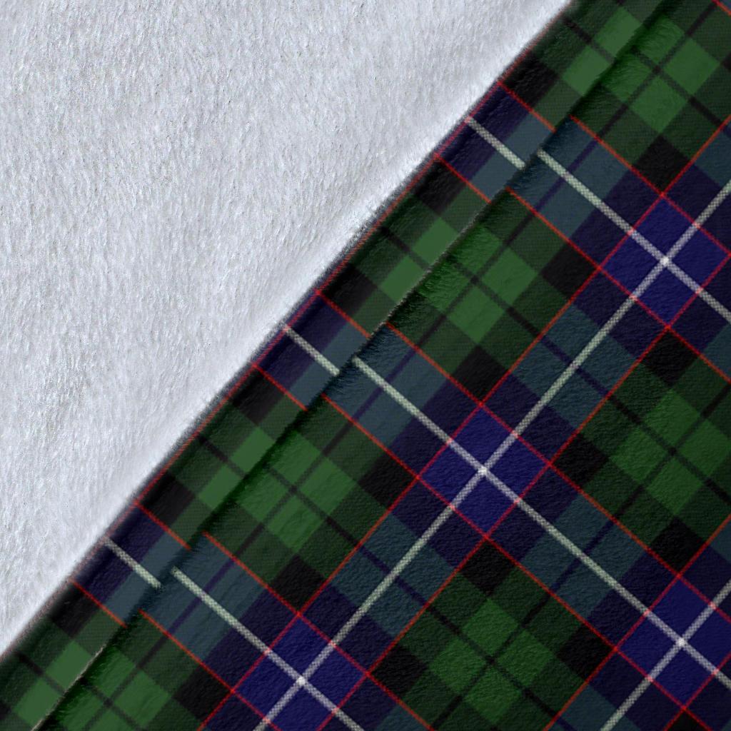 Galbraith Modern Tartan Crest Blanket Wave Style