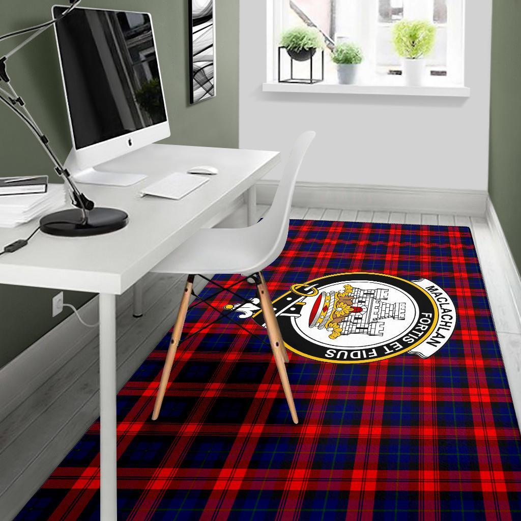 Maclachlan Tartan Crest Area Rug