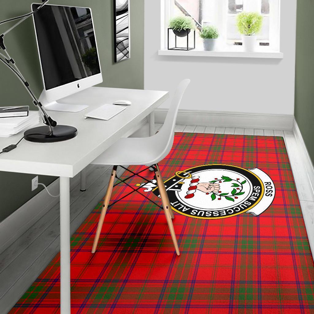 Ross Tartan Crest Area Rug