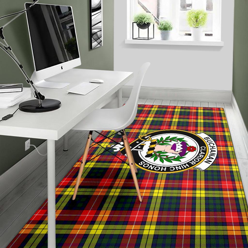 Buchanan Tartan Crest Area Rug