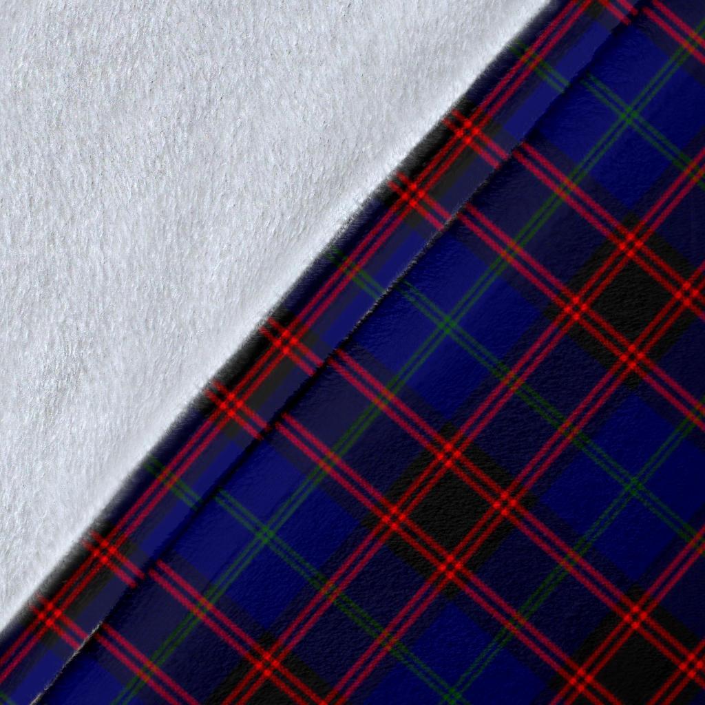 Home Modern Tartan Crest Blanket Wave Style