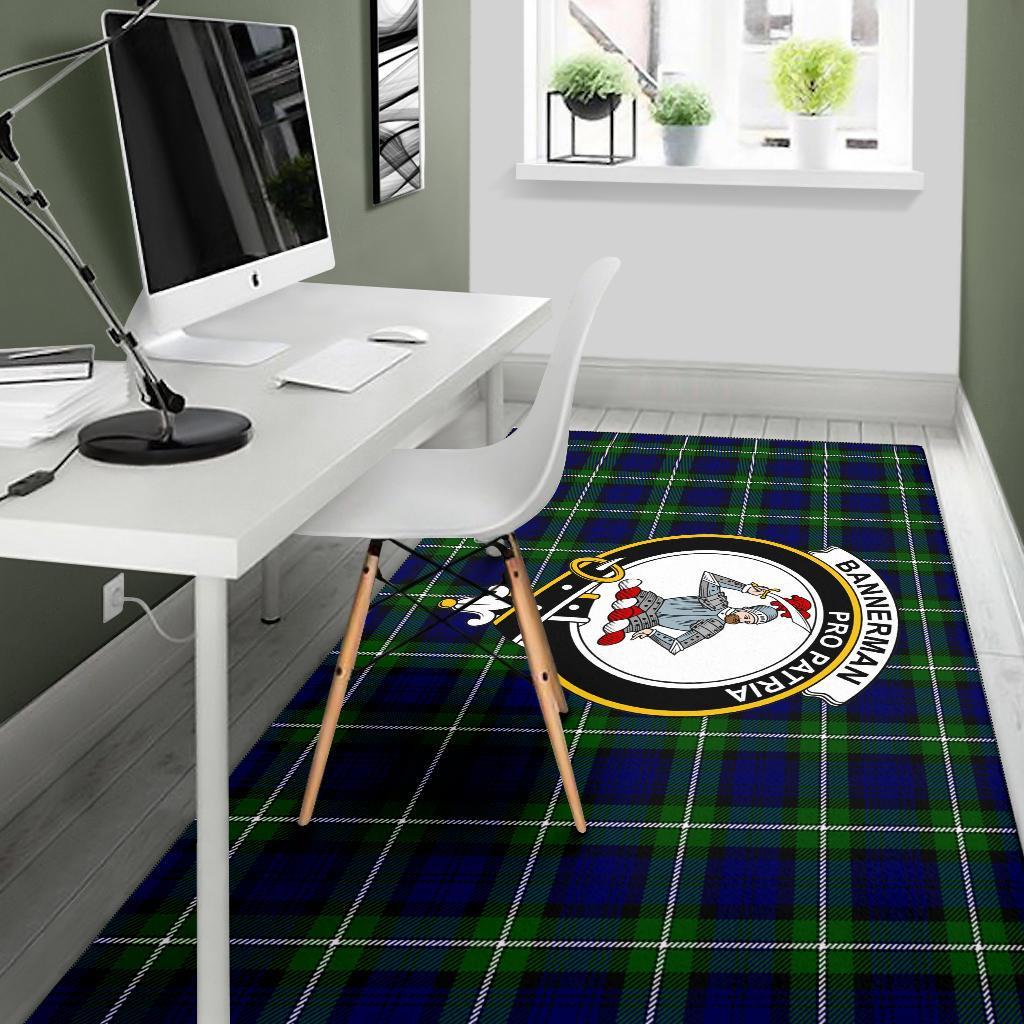 Bannerman Tartan Crest Area Rug