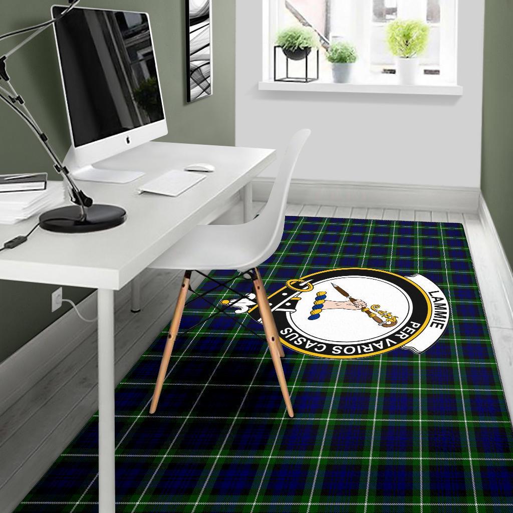 Lammie Tartan Crest Area Rug