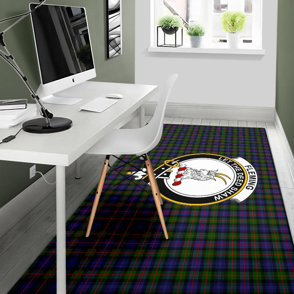 Fleming Tartan Crest Area Rug