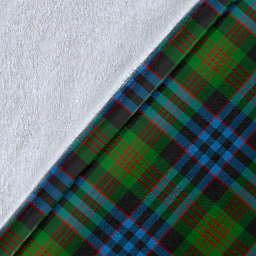 Newlands of Lauriston Tartan Crest Blanket Wave Style