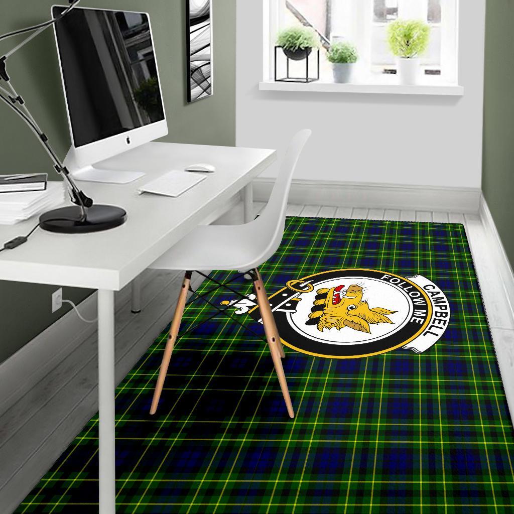 Campbell Of Breadalbane Tartan Crest Area Rug