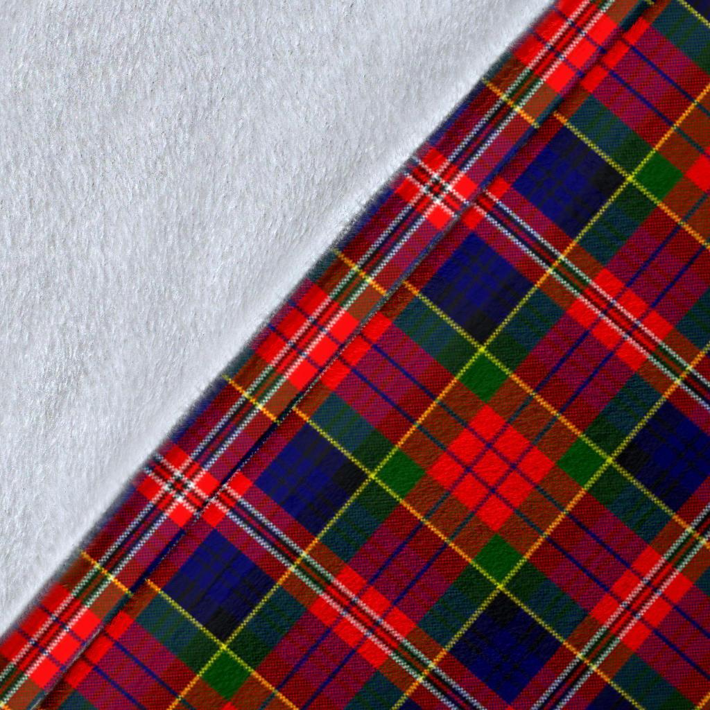 MacPherson Modern Tartan Crest Blanket Wave Style