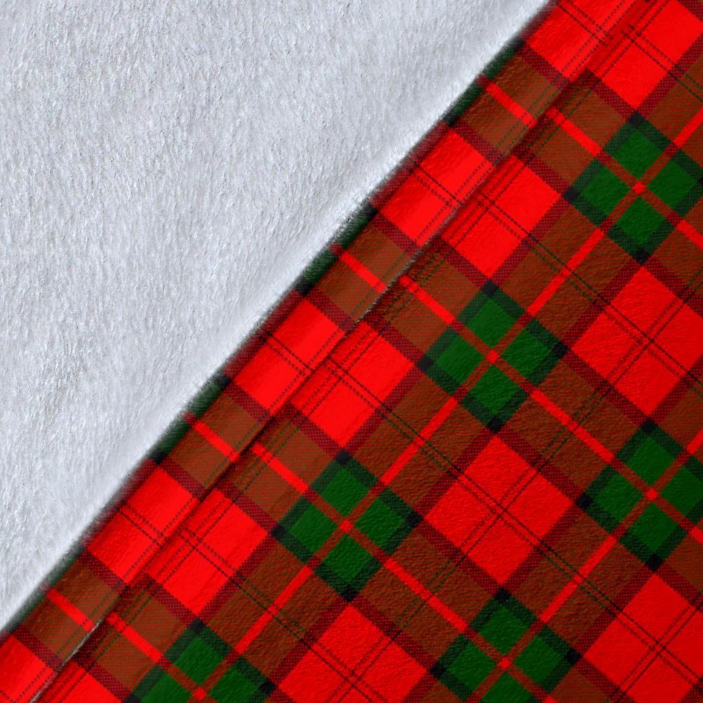 Dunbar Modern Tartan Crest Blanket Wave Style