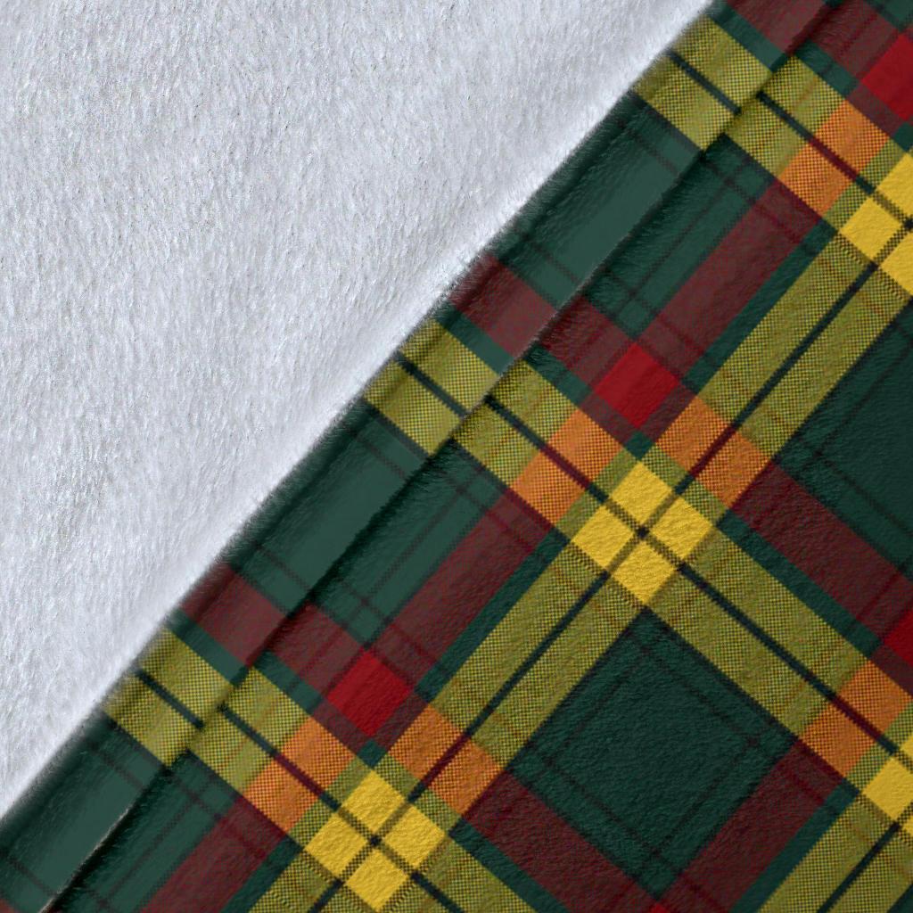 MacMillan Old Modern Tartan Crest Blanket Wave Style