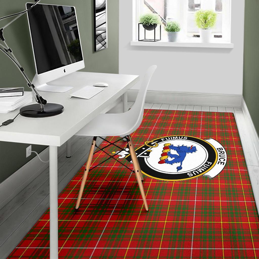 Bruce Tartan Crest Area Rug