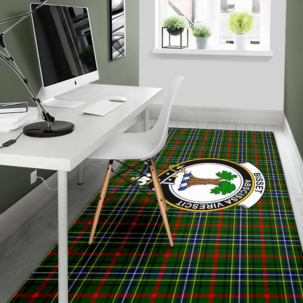 Bisset Tartan Crest Area Rug