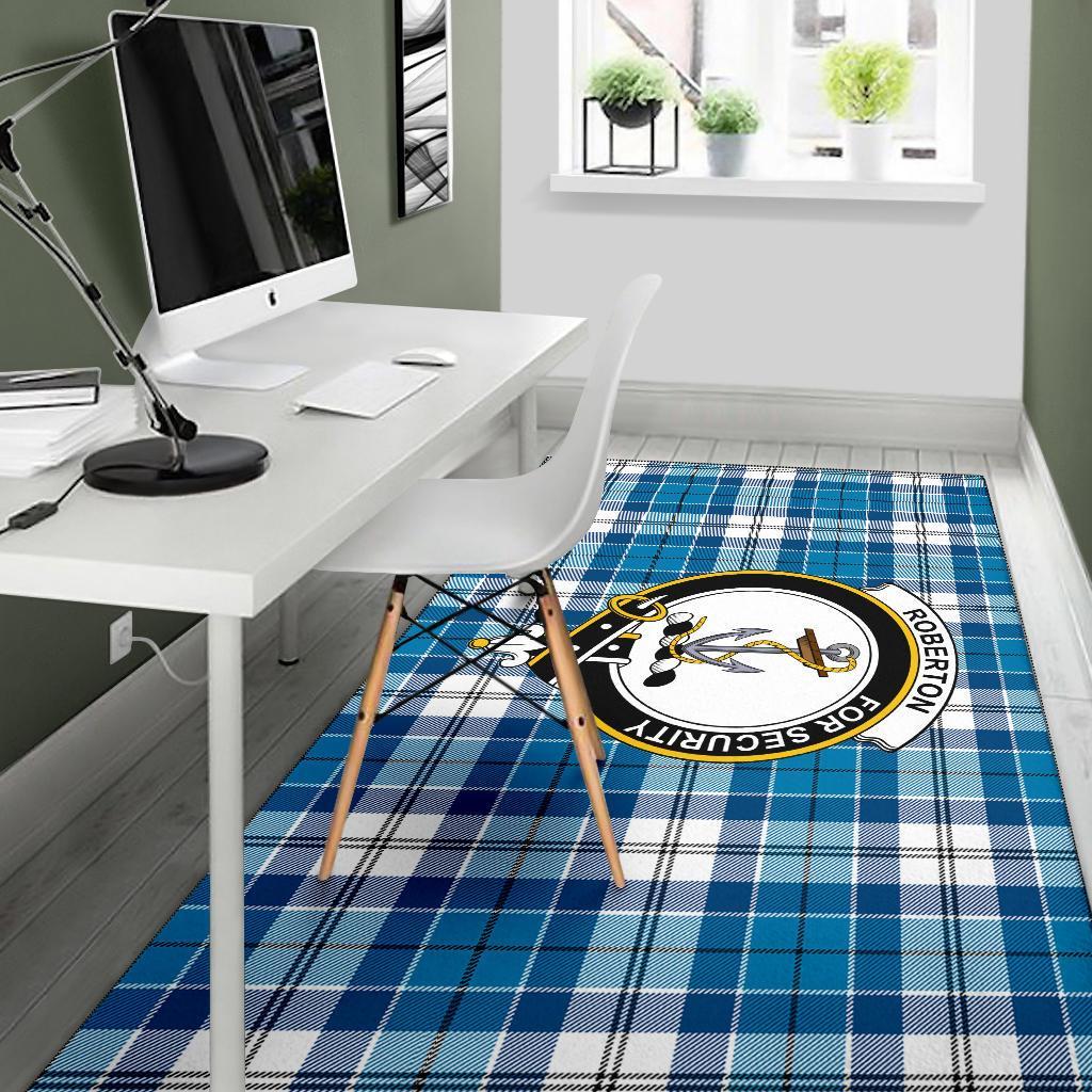 Roberton Tartan Crest Area Rug