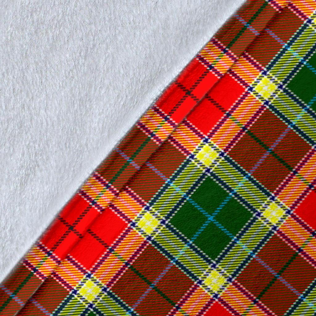 Gibbs Tartan Crest Blanket Wave Style